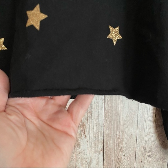 Beach Riot Long Sleeve Cropped Star Print Pullover Top Size Small - Picture 4 of 13